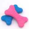 Pet TPR Rubber Toy Footprint Biscuit Dog Toy Dog Training Toy Solid Candy Color Molar Resistant Bite Cleaning Teeth