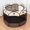 Large 44.9x 44.9x 22.8  Portable Foldable Pet Playpen Kennel House Playground for Puppy Cat Kittens Bunny Chicks Indoor Outdoor Travel Camping